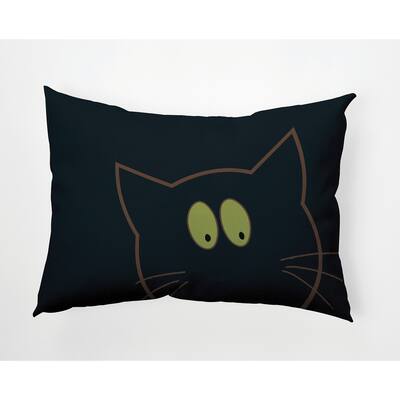 Halloween Cat Eyes Accent Pillow