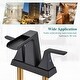 preview thumbnail 7 of 18, Vanityfair Double Handle Centerset Waterfall Bathroom Sink Faucet with Drain Assembly