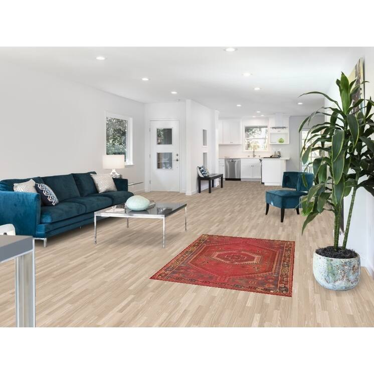 Tribal Qashqai Persian Antique Area Rug Hand-knotted Wool Carpet - 3'4"x 4'10"