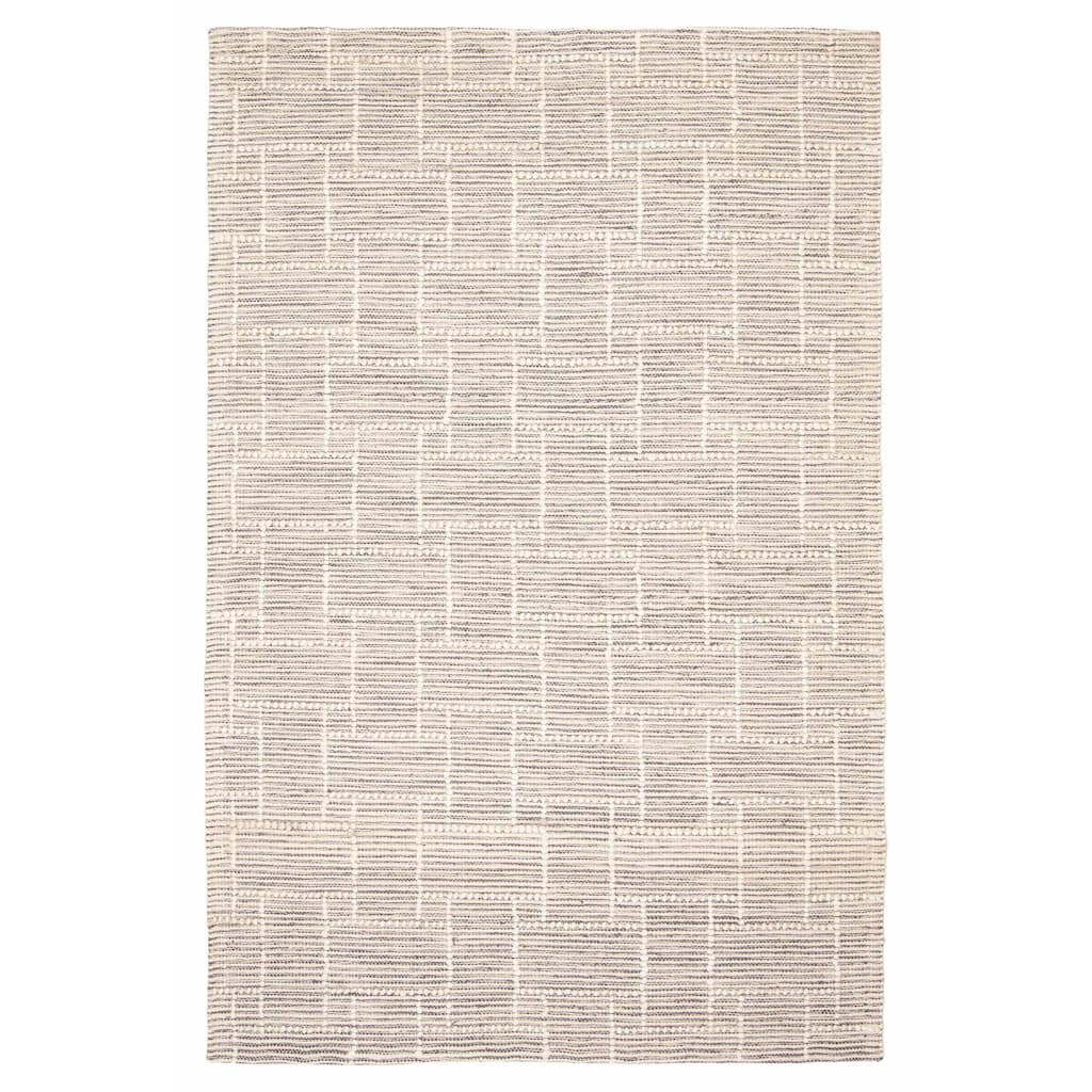 ECARPETGALLERY Braid weave Sienna Cream Wool Rug - 5'0 x 7'10