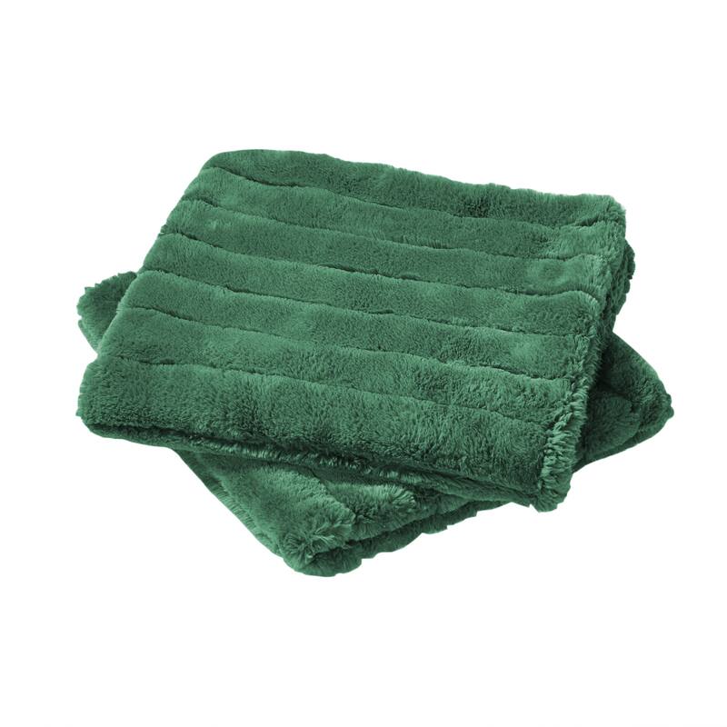 Serenta SuperMink Solid Color Throw Pillow Shell Cushion Cover Set