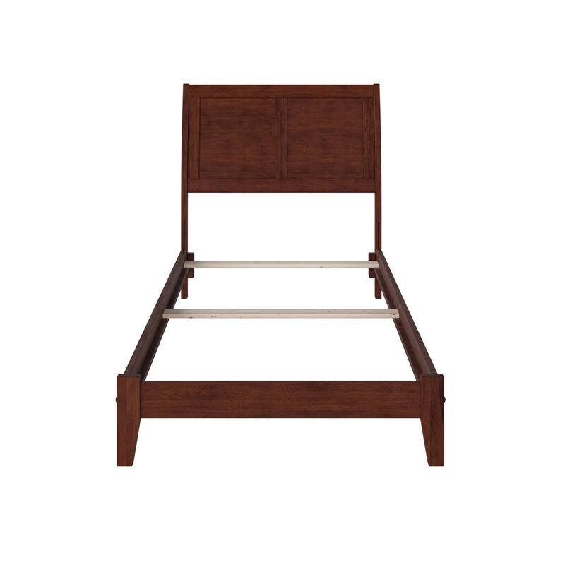 Portland Twin XL Foundation Bed in Walnut