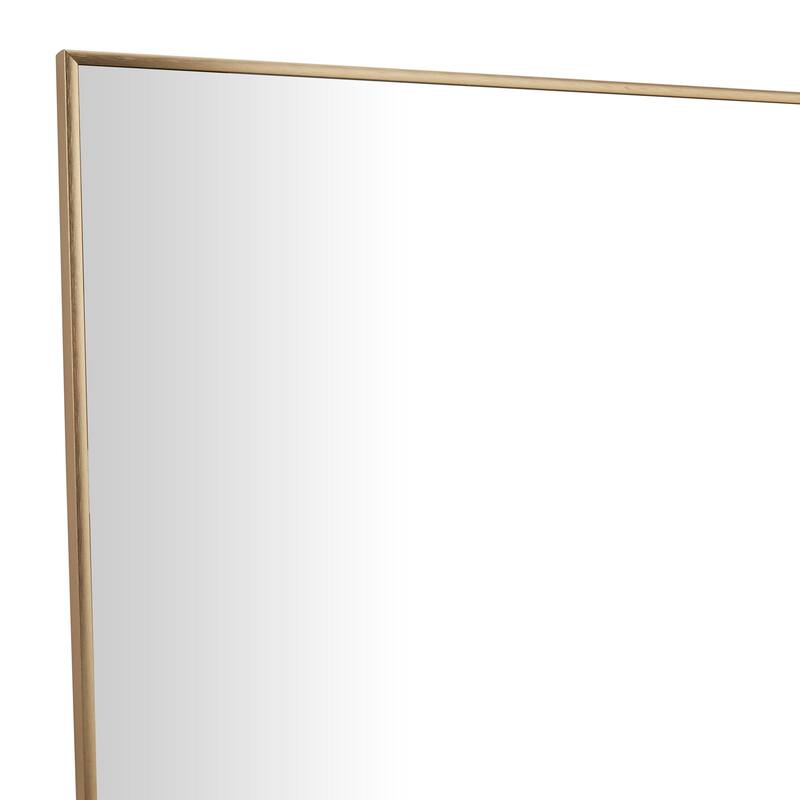 CosmoLiving by Cosmopolitan Gold Metal Room Wall Mirror with Thin Frame