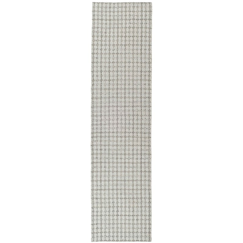 SAFAVIEH Handmade South Hampton Danika Casual Polyester Rug - 2' x 6' Runner - Silver