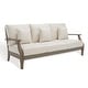 preview thumbnail 11 of 35, SAFAVIEH Couture Martinique Solid Wood Indoor/Outdoor Patio Sofa - 83 IN W x 36 IN D x 33 IN H