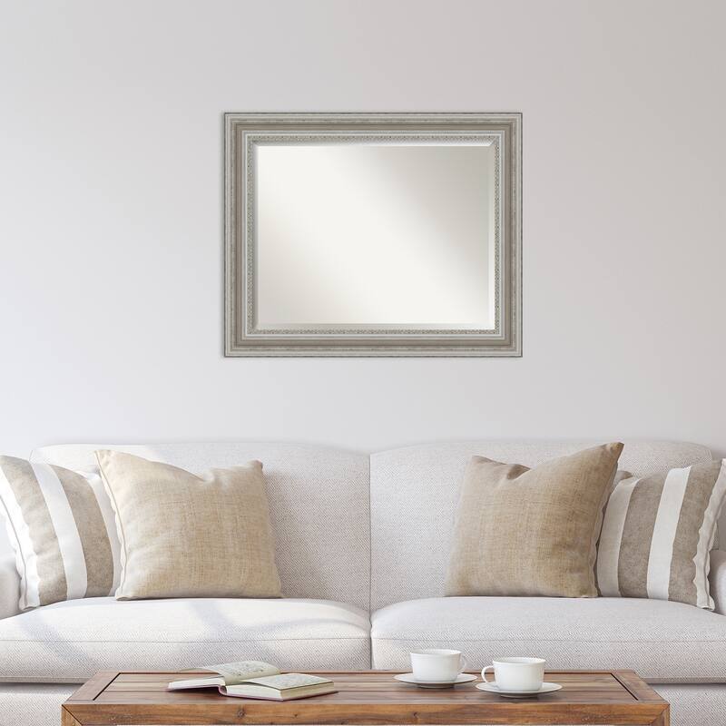 Beveled Wall Mirror - Parlor Black Frame