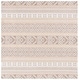 preview thumbnail 15 of 53, SAFAVIEH Augustine Serap Contemporary Cotton Rug 6'4" Square - Taupe/Cream - Square