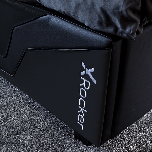 X Rocker Cosmos LED Gaming Bed Twin Black RGB On Sale Bed