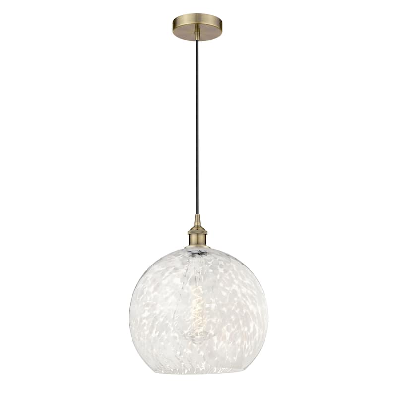Innovations Lighting 616-1P 17 14 White Mouchette Pendant White