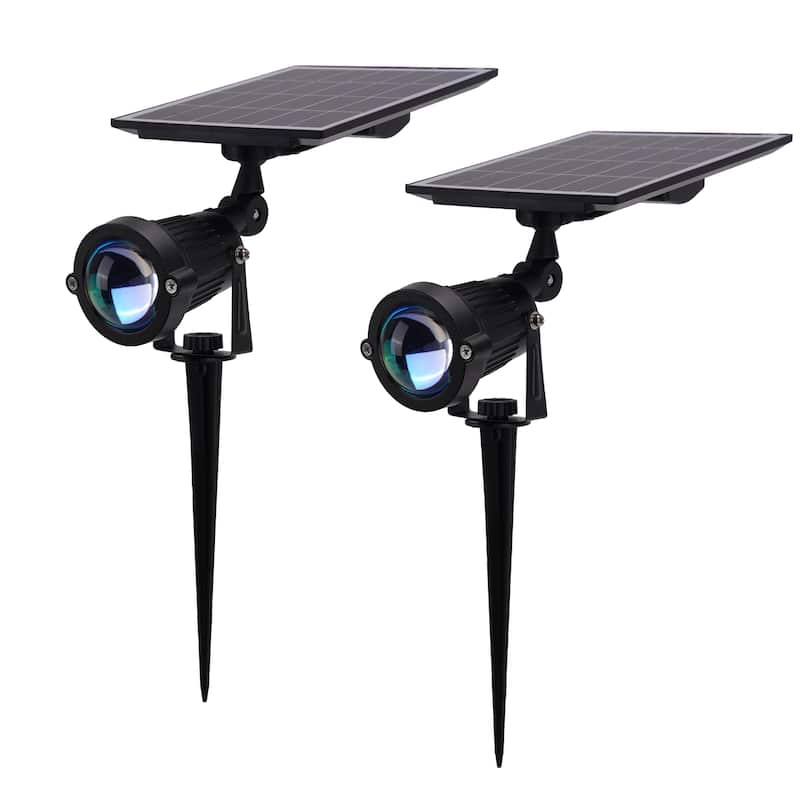 Outdoor Solar Powered Sunset Lamp - Set of 2