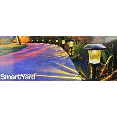 Smartyard solar led store large pathway lights