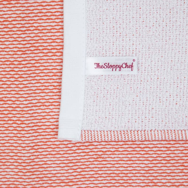 The Sloppy Chef Yarn Dyed 6-Piece Kitchen Towels - 16x26
