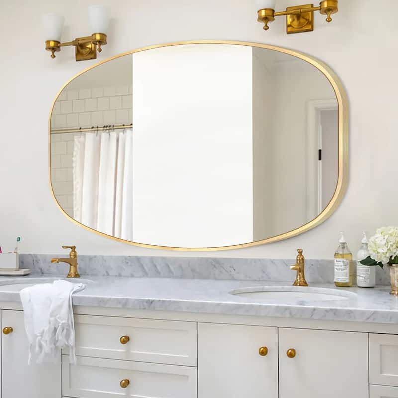 Oval Wall Mirror Bathroom Mirror for Over Sink