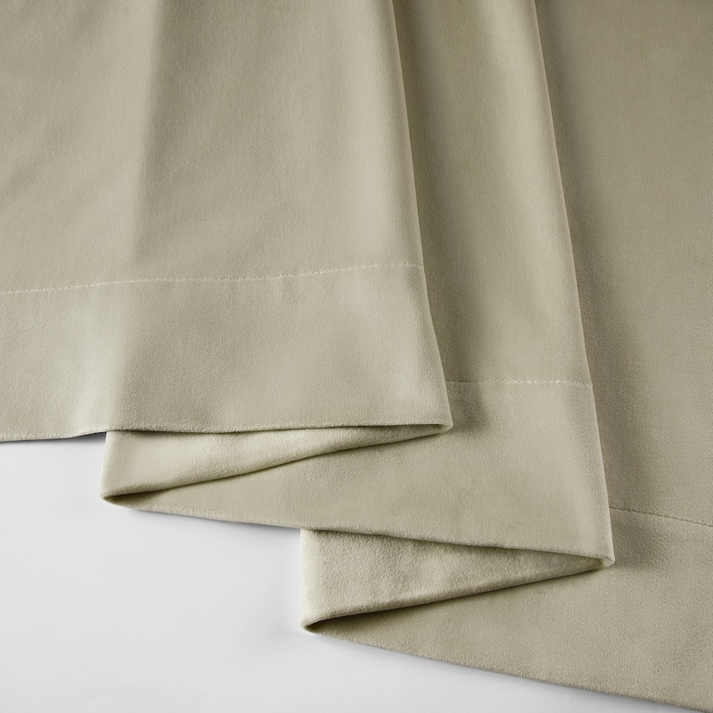 Exclusive Fabrics Signature Blackout Velvet Grommet Curtain (1 Panel)