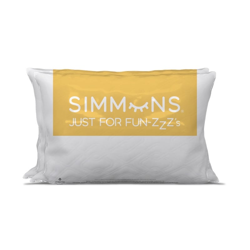 Simmons Luxury Knit Memory Foam Cluster Jumbo Pillows 2 Pack