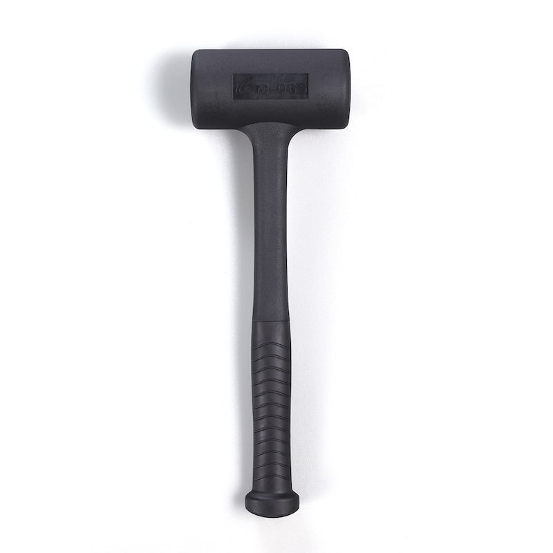 Morden Fort 1lbs Rubber Dead Blow Hammer, Professional Mallet Tool Black - N/A