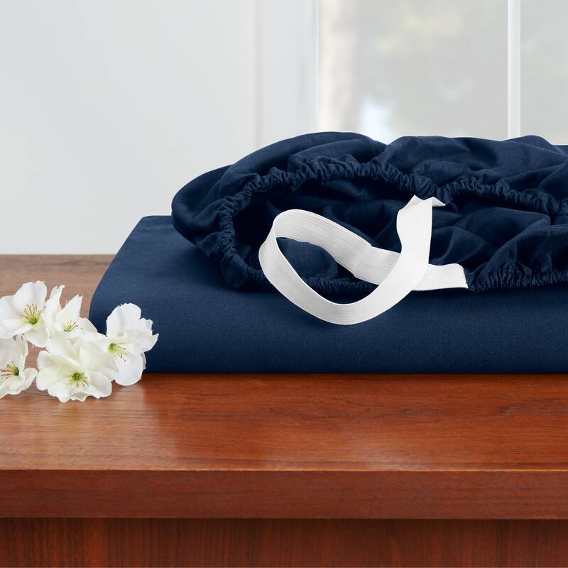 Empyrean Bedding Ultra Soft Microfiber 3 Piece Bed Sheet Set - Extra Deep Pocket Fitted Sheet with 2 Pillowcases