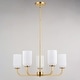 preview thumbnail 4 of 9, Vaxcel Lighting H0305 5 Light 26" Wide Chandelier
