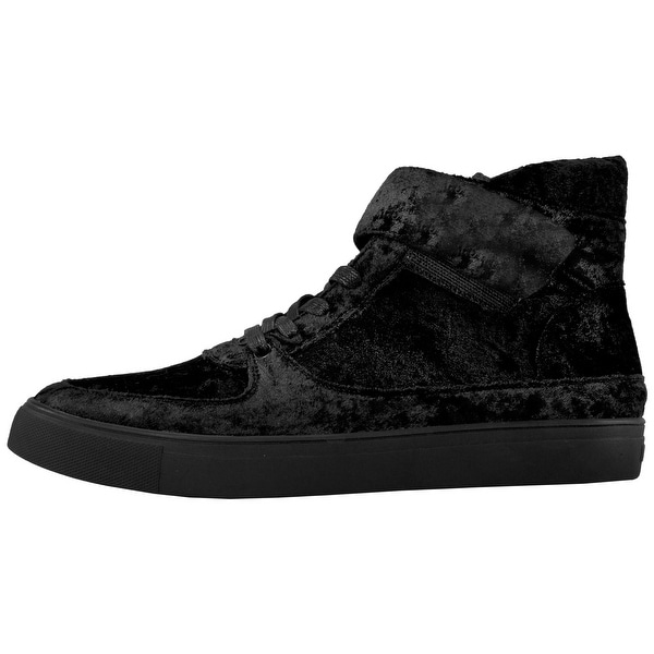 Sio Mens Crushed Velvet High Top 