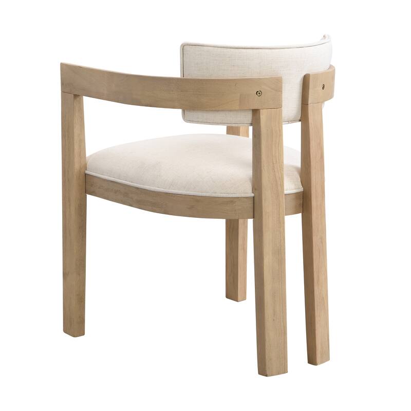 Arkenis 7pc Dining Set with Cushioned Seat and Back, Rubberwood by Christopher Knight Home