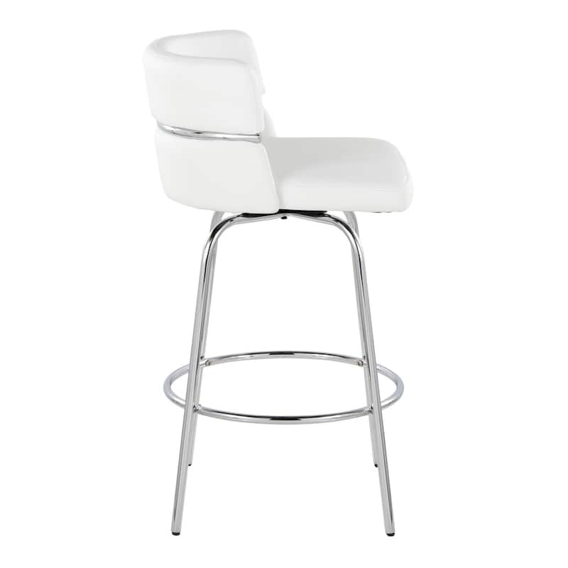 Silver Orchid Lena 26" Fixed-Height Counter Stool (Set of 2)