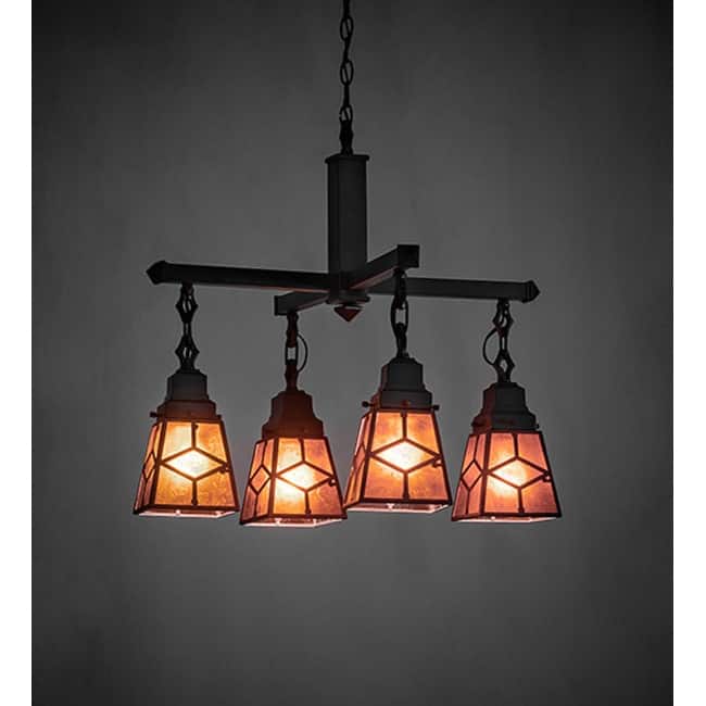 Meyda Tiffany 28277 Bungalow 4 Light 24" Wide Chandelier