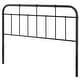 preview thumbnail 2 of 2, Shaffer Classic King Size Black Metal Headboard