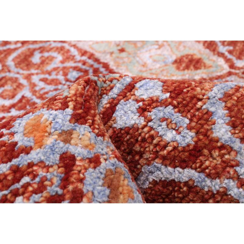 ECARPETGALLERY Hand-knotted Mystique Dark Copper Wool Rug - 10'0 x 13'8