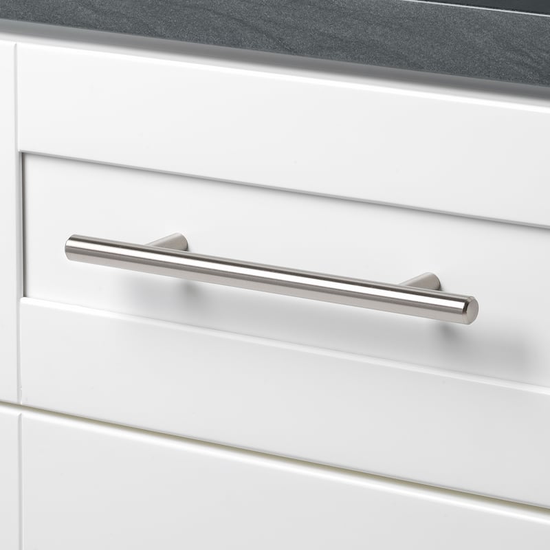 GlideRite 8-inch Solid Stainless Steel Finish 5 inch CC Cabinet Bar Pulls (Pack of 10)