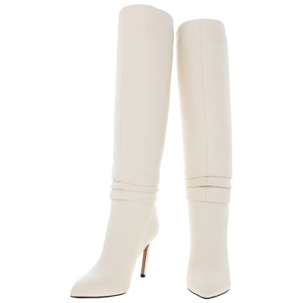 vince camuto kashiana leather scrunch over the knee boots