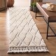 preview thumbnail 5 of 14, SAFAVIEH Handmade Casablanca Shag Birgitt Tribal Rug