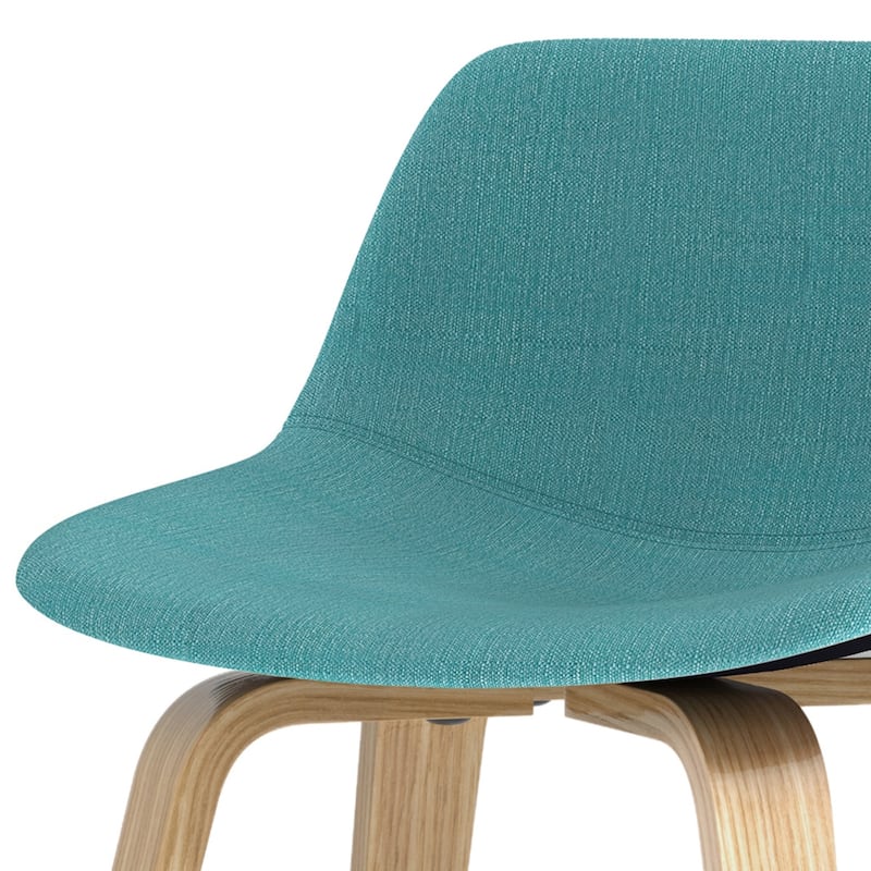WYNDENHALL Cacey Mid Century Modern Bentwood Counter Height Stool (Set of 2) - 20.7'' x 21.1'' x 36.6