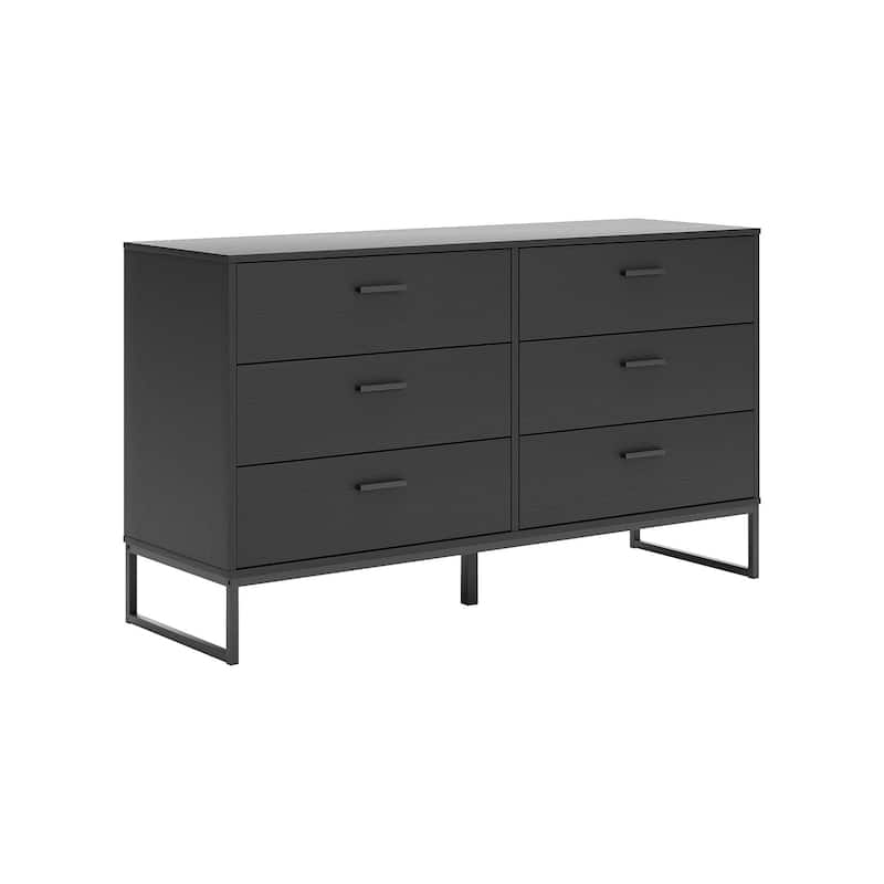 Signature Design by Ashley Socalle Black Dresser