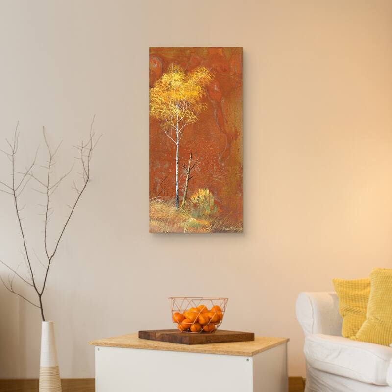 Burnt Autumn Canvas Art Print