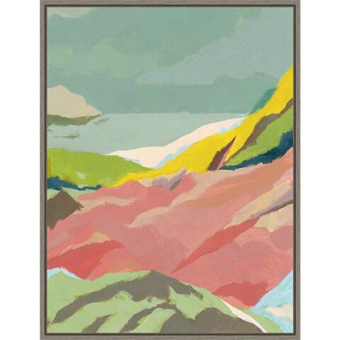 Candy Coast II (Mountains) by Jacob Green Framed Canvas Art