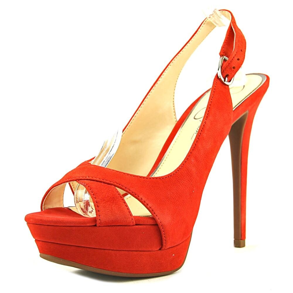 jessica simpson red platform heels