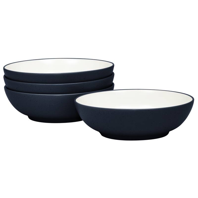 Noritake Colorwave Set Of 4 Soup/Cereal Bowls, 7", 27 Oz. - Navy