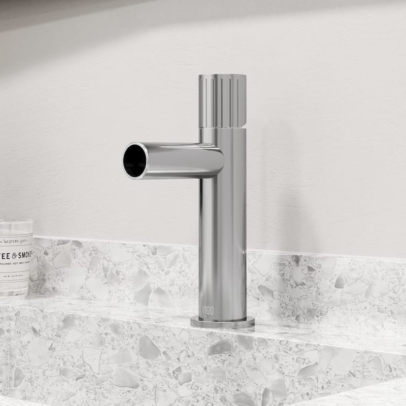 VIGO Ashford 8" H Single Handle Single Hole Bathroom Faucet