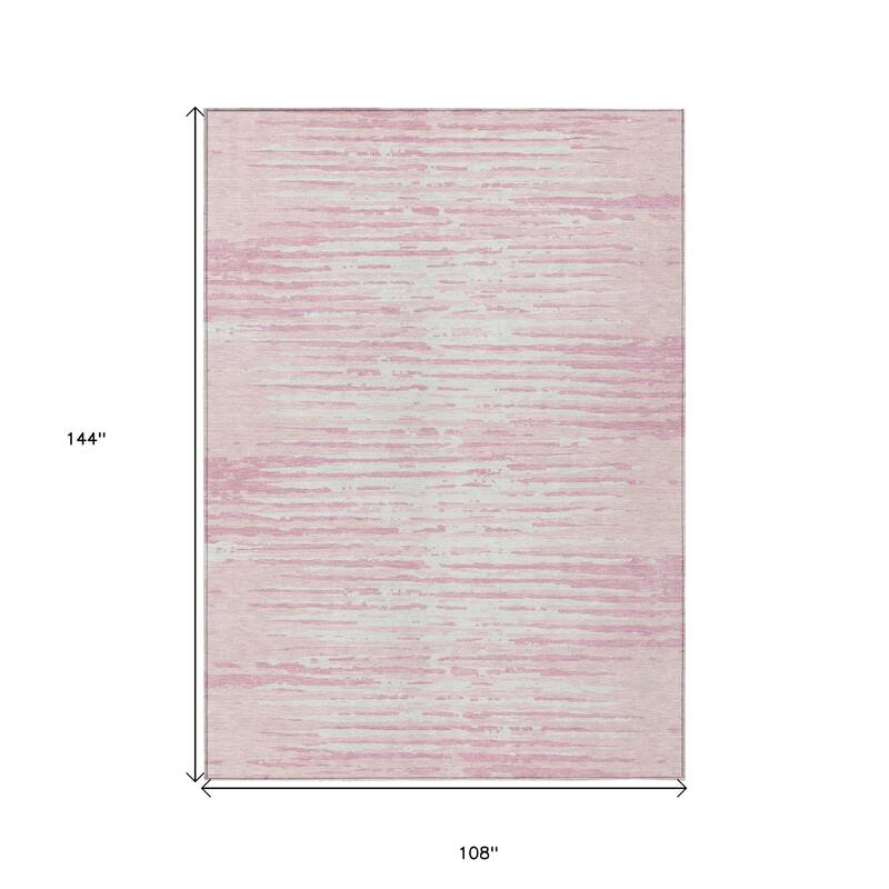 HomeRoots Striped Transitional Rectangle Outdoor Rug