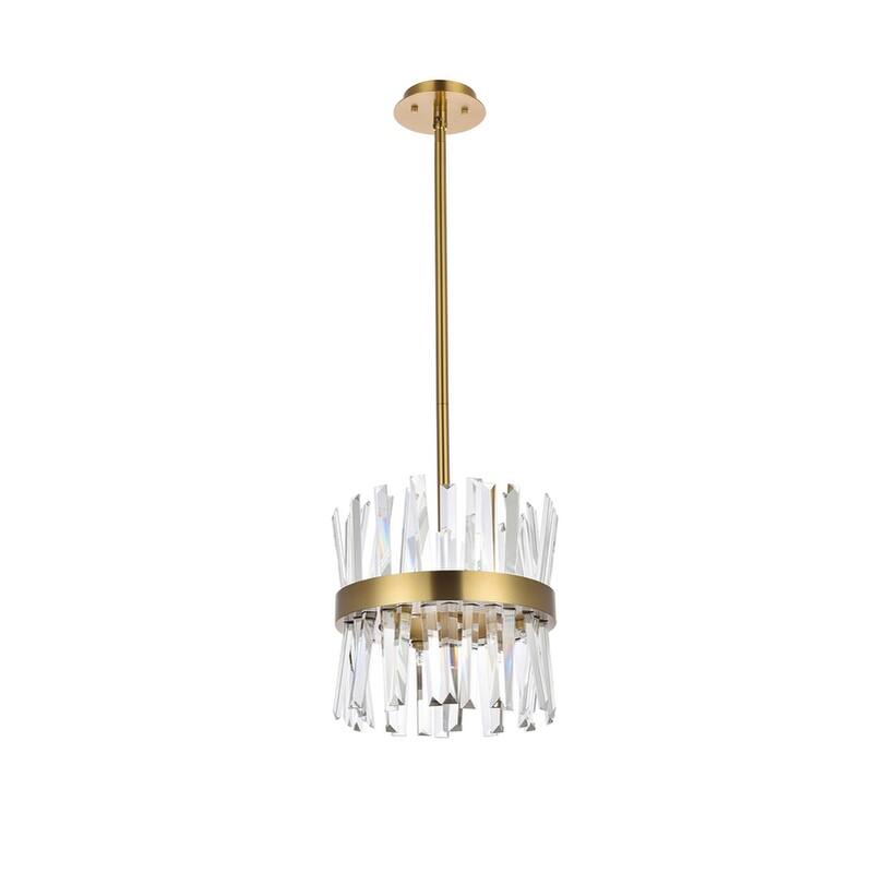 Indigo Home 12 inch crystal round pendant light