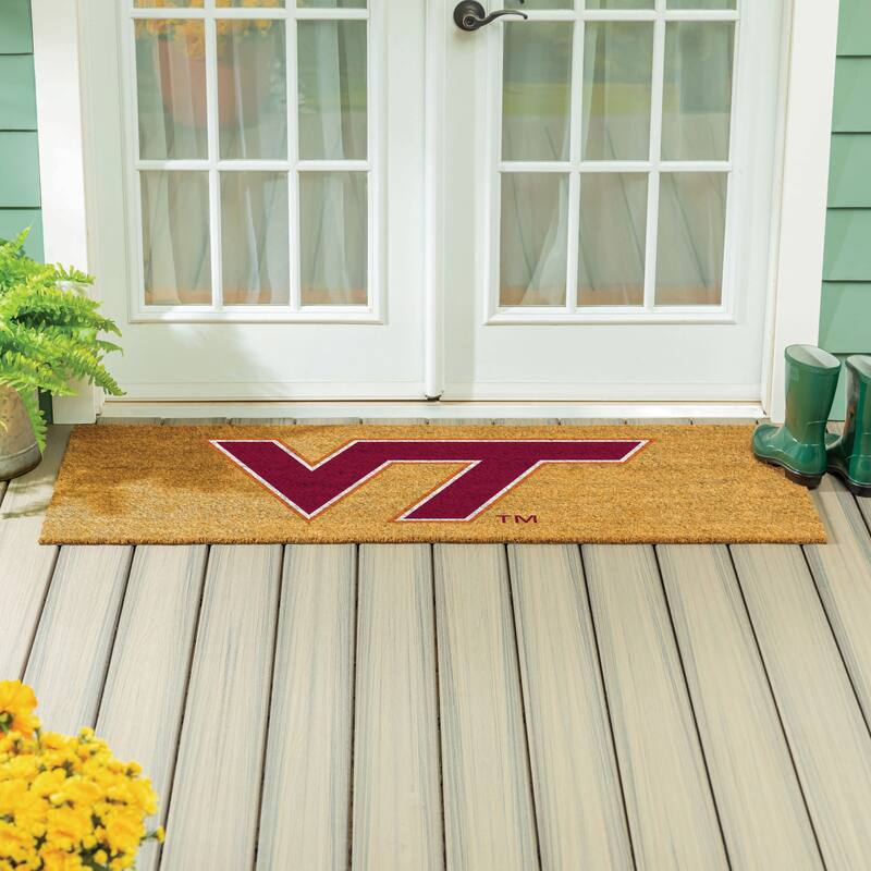 Virginia Tech Full Color Indoor/Outdoor Coir Mat