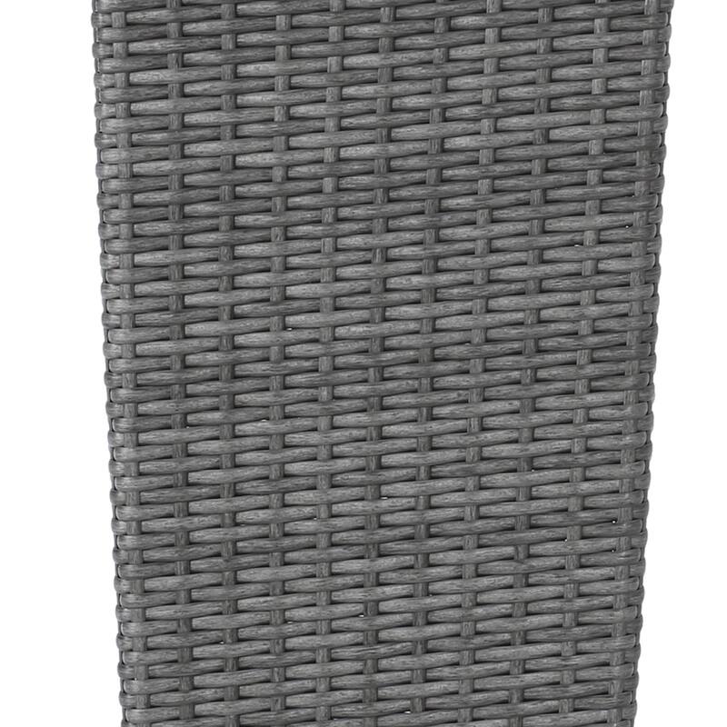 Everest Outdoor Wicker Flower Pot Plant Stand(Set of 2) by Christopher Knight Home