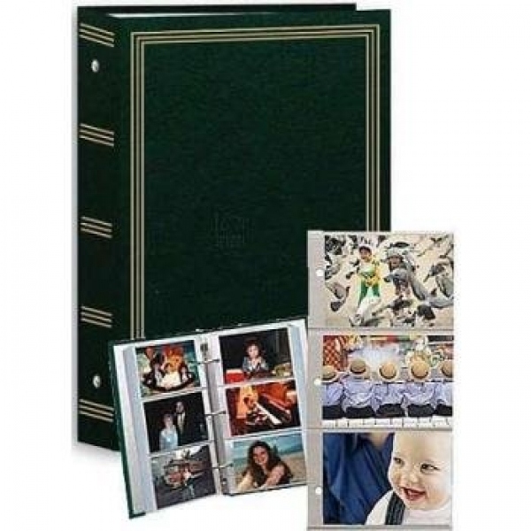 shop pioneer photo albums pocket 3 ring album 4x6 two green photo album