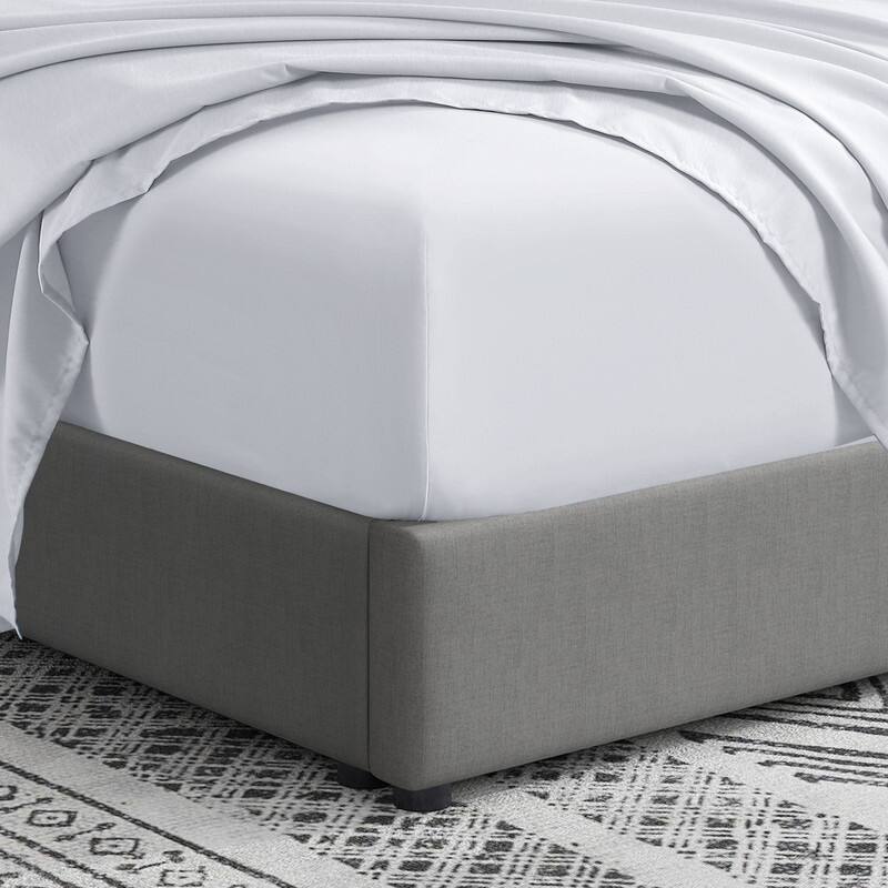 Swift Home Double Brushed Extra Soft Microfiber Single Flat Sheet - White - Full