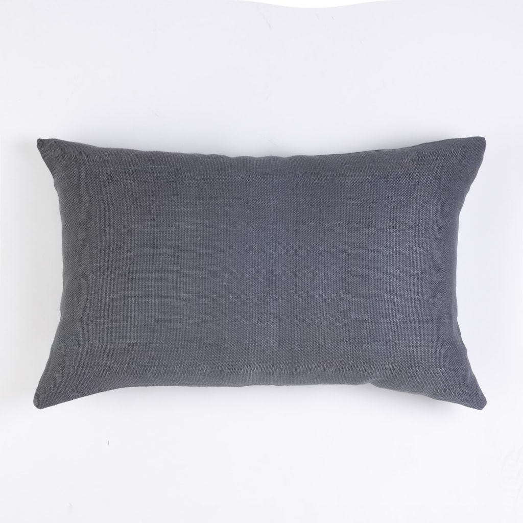 Lewis, Charcoal Blue, Large Bolster - Charcoal Blue