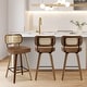 preview thumbnail 84 of 199, 26"/29" Swivel Bar Stools/ Counter Stools with Bentwood Legs