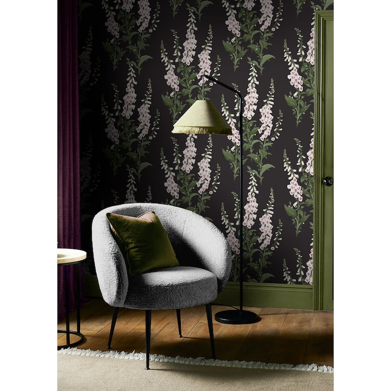 Graham & Brown Foxglove Night Wallpaper