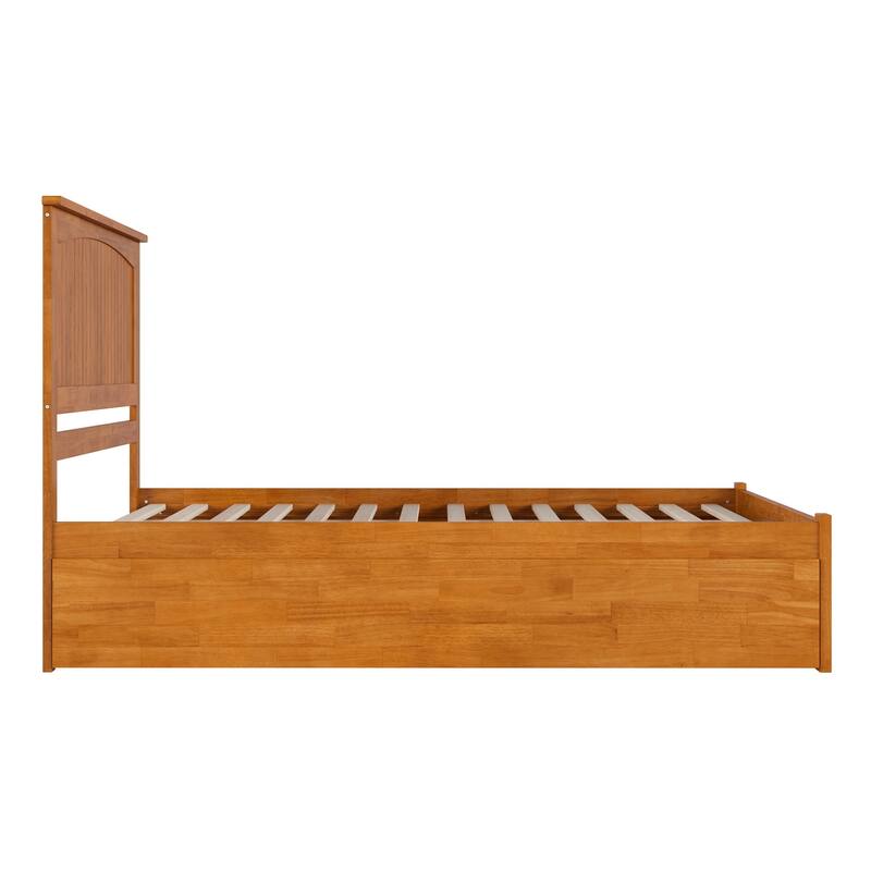 Nantucket Bed with Footboard and Twin Extra Long Trundle