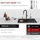 preview thumbnail 20 of 63, Undermount 33" Workstation Single-Bowl Stainless Steel Kitchen Sink