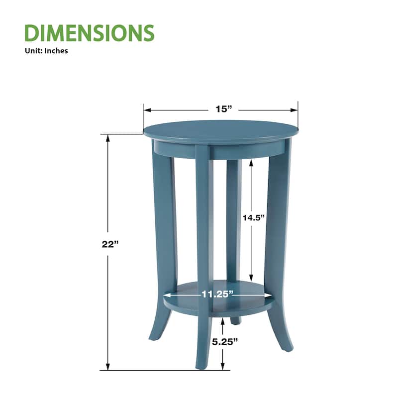 Golden Side Round Table